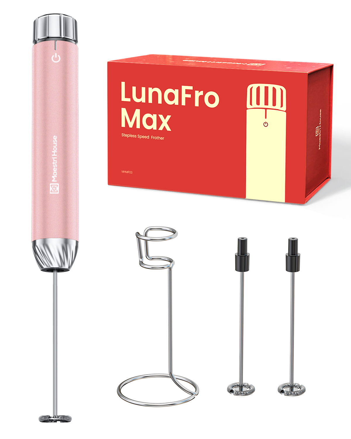 LunaFro Max Handheld Electric Foam Maker MMF-BX09 – Maestri House