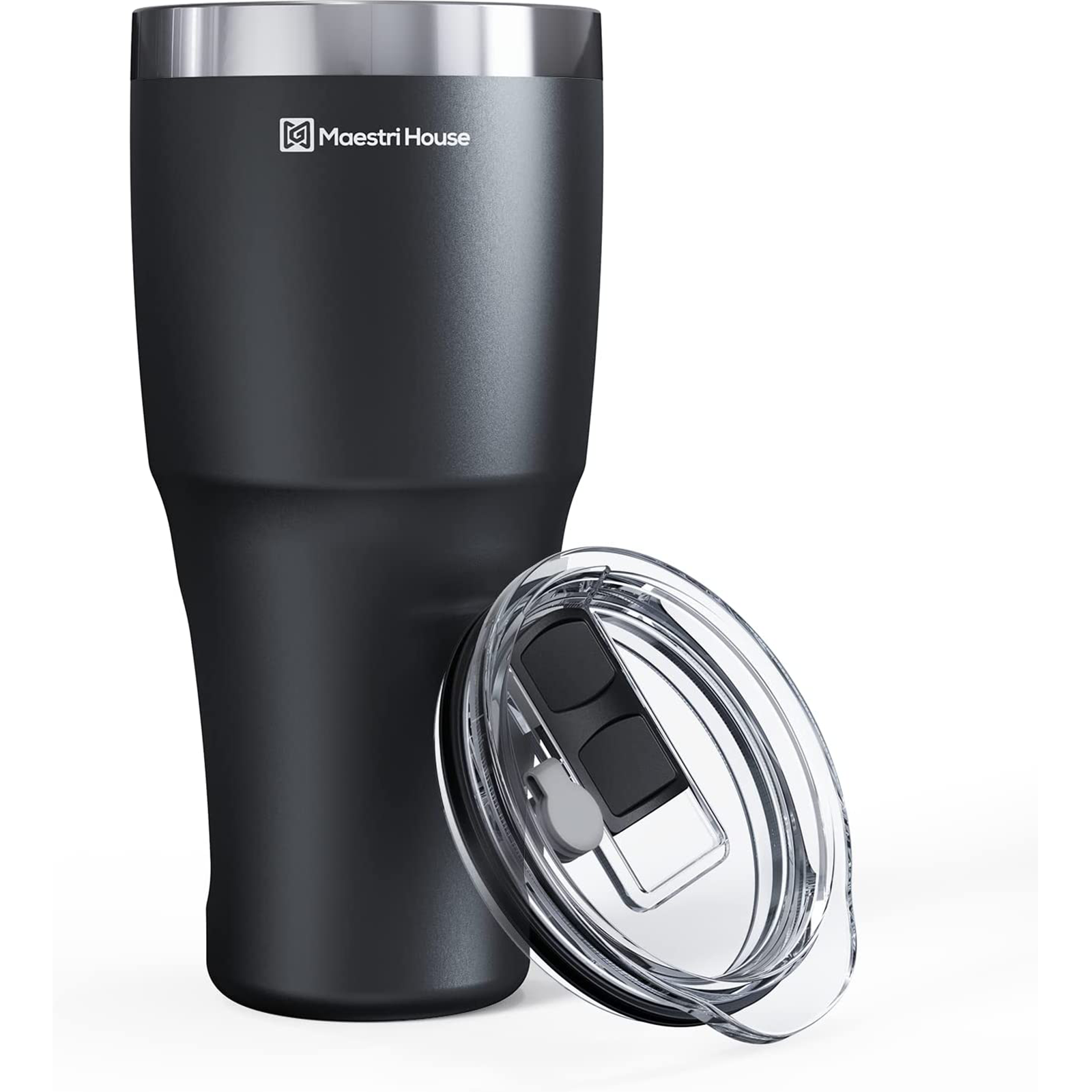 2-in-1 Lid Coffee Tumbler Cup