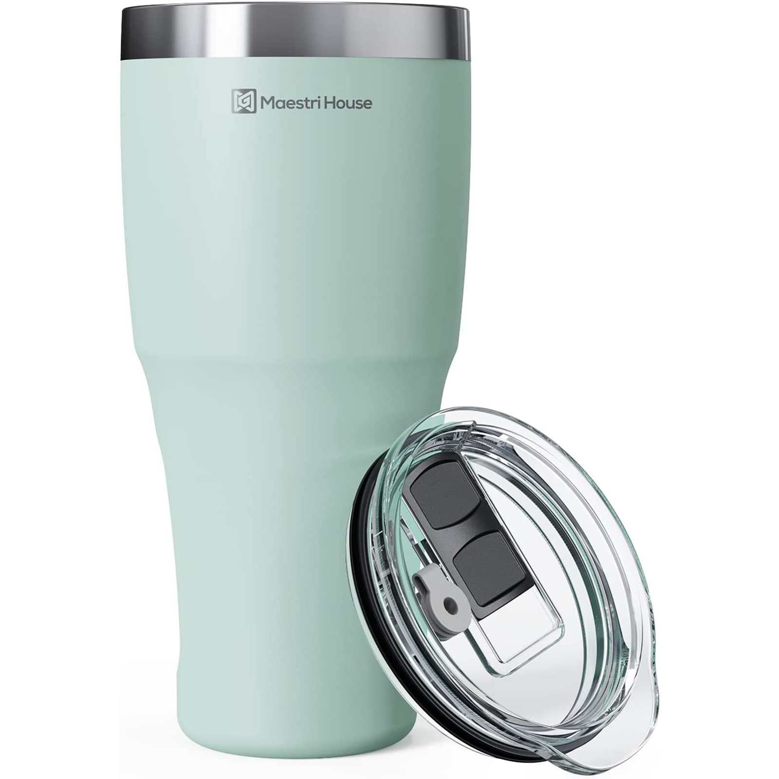 2-in-1 Lid Coffee Tumbler Cup