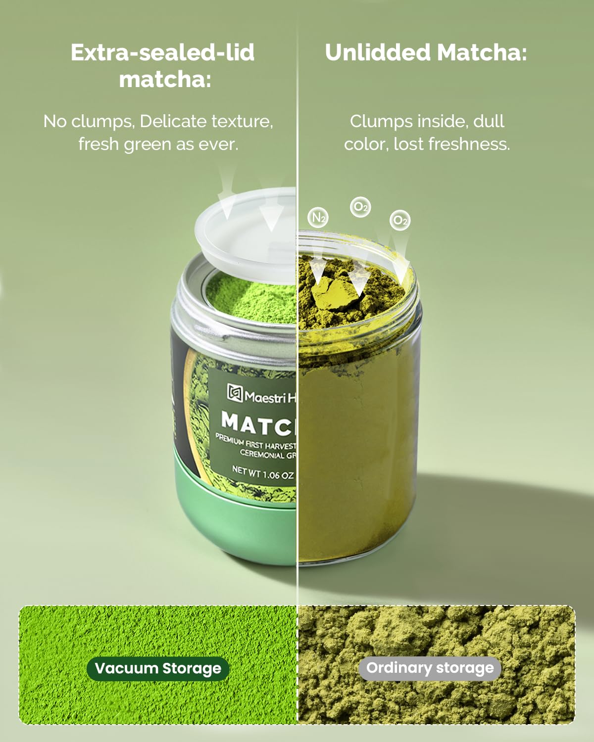 Ceremonial Grade Organic Matcha Powder - First Harvest - Maestri House