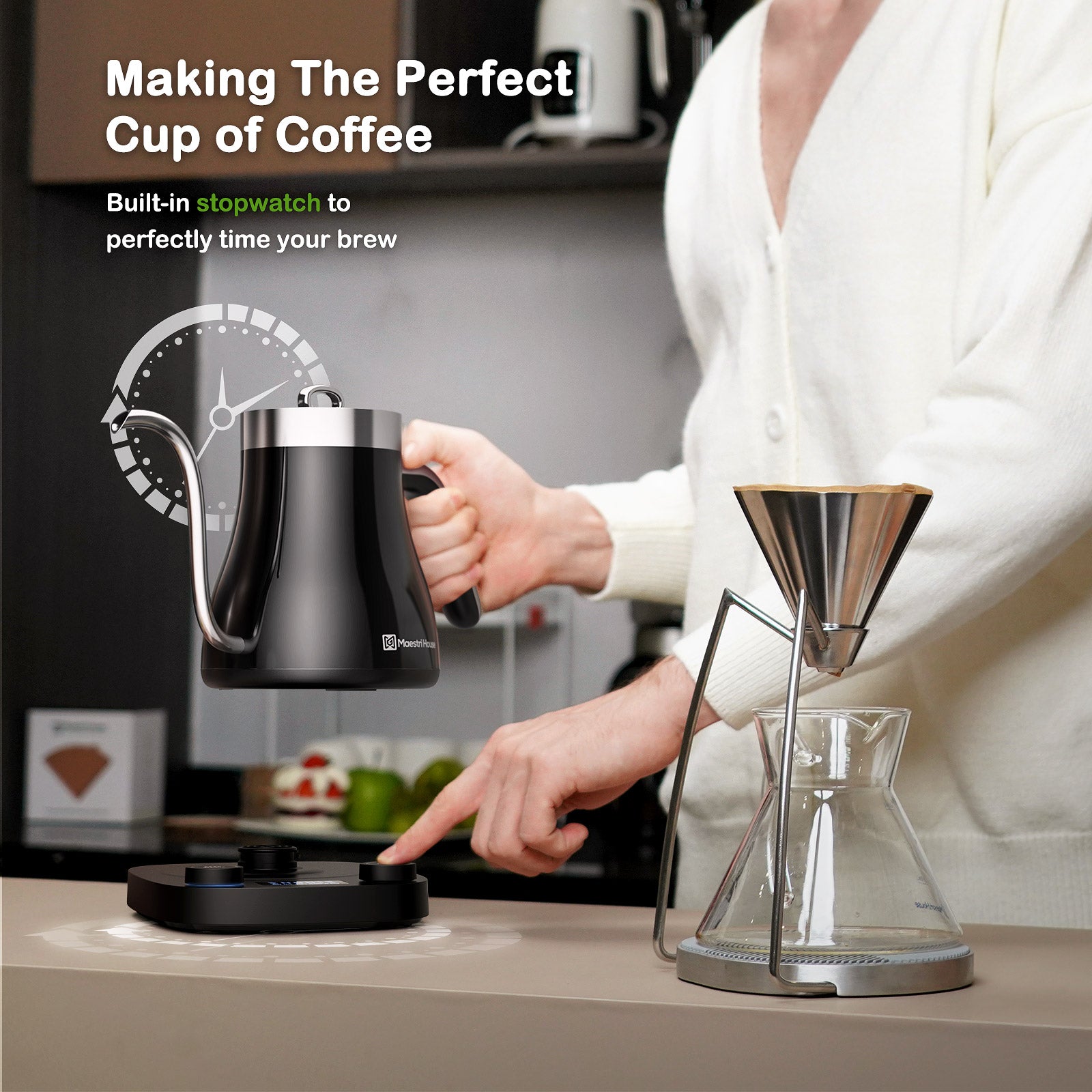 Electric Pour Over Gooseneck Kettle