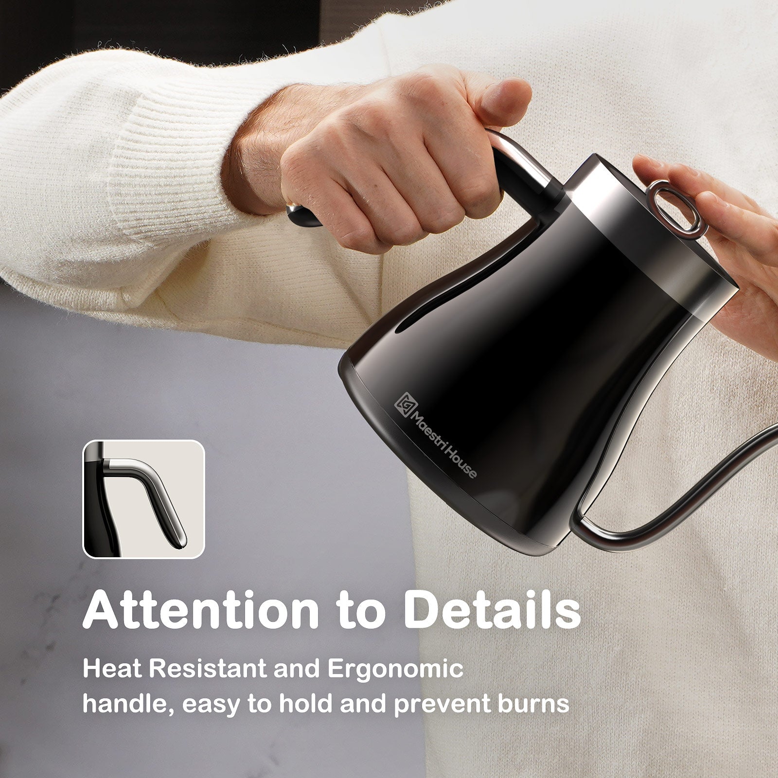 Electric Pour Over Gooseneck Kettle