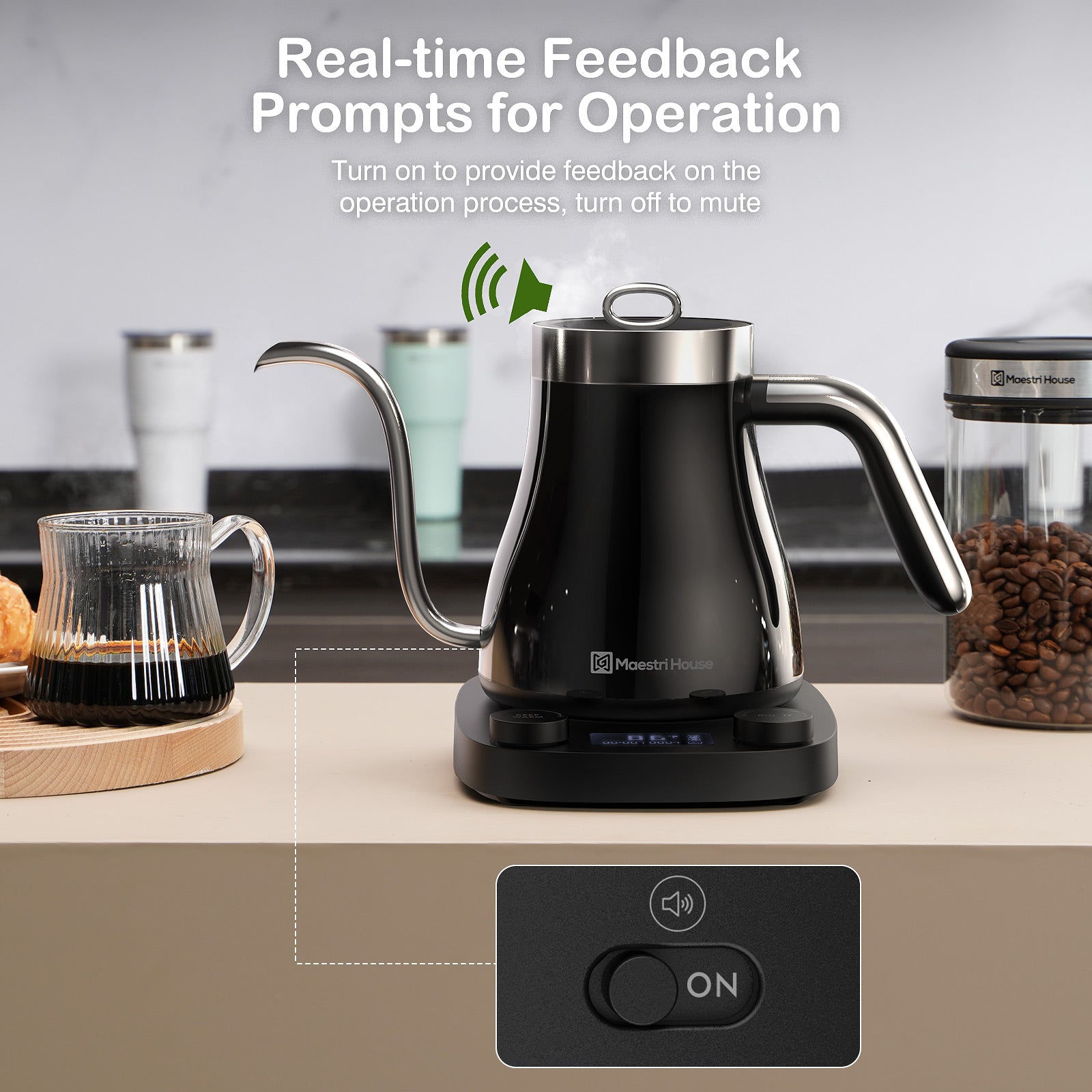 Electric Pour Over Gooseneck Kettle