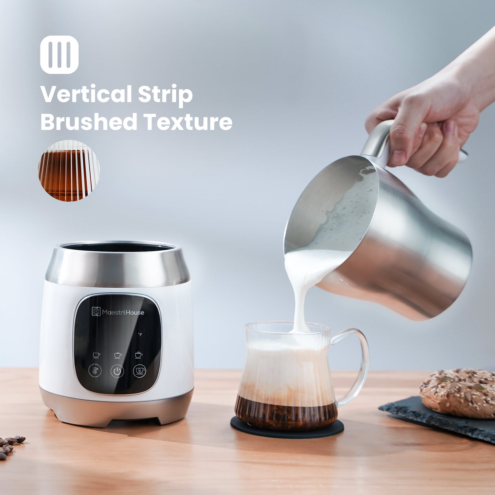 Glass Coffee Mugs Set