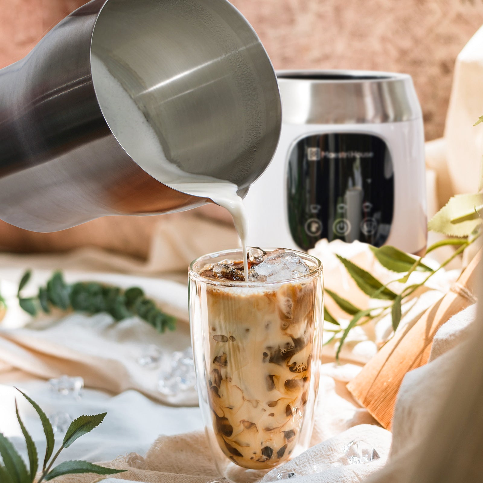 Official Refurbished Products-Detachable Milk Frother MMF9304 Moonlight White